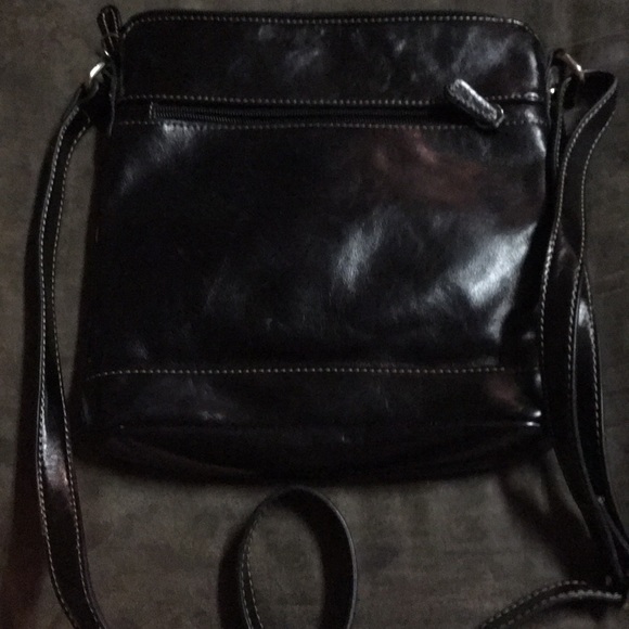 Black giani Bernini cross body bag - Picture 3 of 3